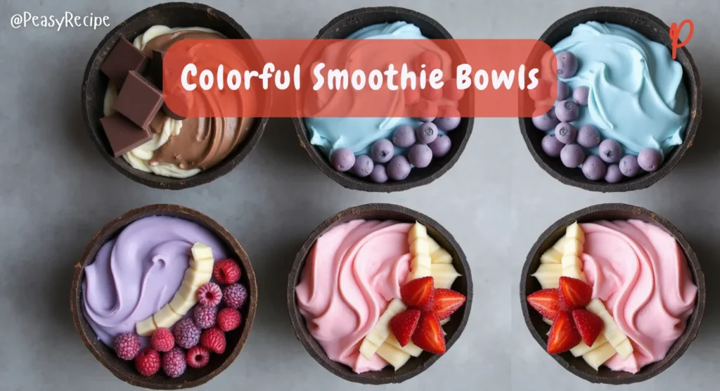 Colorful Smoothie Bowls – A Refreshing & Healthy Treat