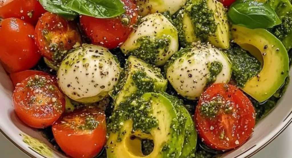 Avocado Caprese Salad – Fresh, Creamy & Easy Summer Recipe