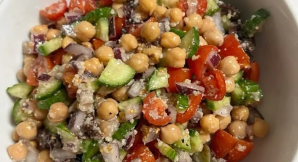 Chickpea Cucumber Salad – Bright, Crunchy & Protein-Packed for Summer