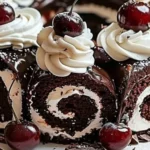 Chocolate Cherry Swiss Roll Cake Recipe – Decadent & Dreamy Dessert