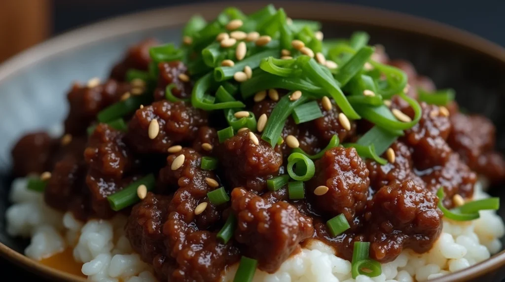 Korean Ground Beef Bowl Recipe – Quick & Easy Weeknight Favorite