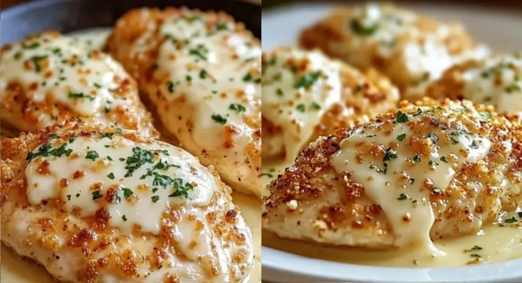 Longhorn Steakhouse Parmesan Chicken Recipe | Easy, Creamy & Crispy