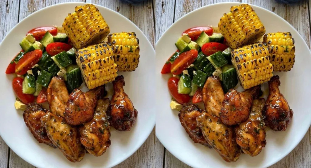 BBQ Chicken Plate with Grilled Corn – Easy Summer Dinner