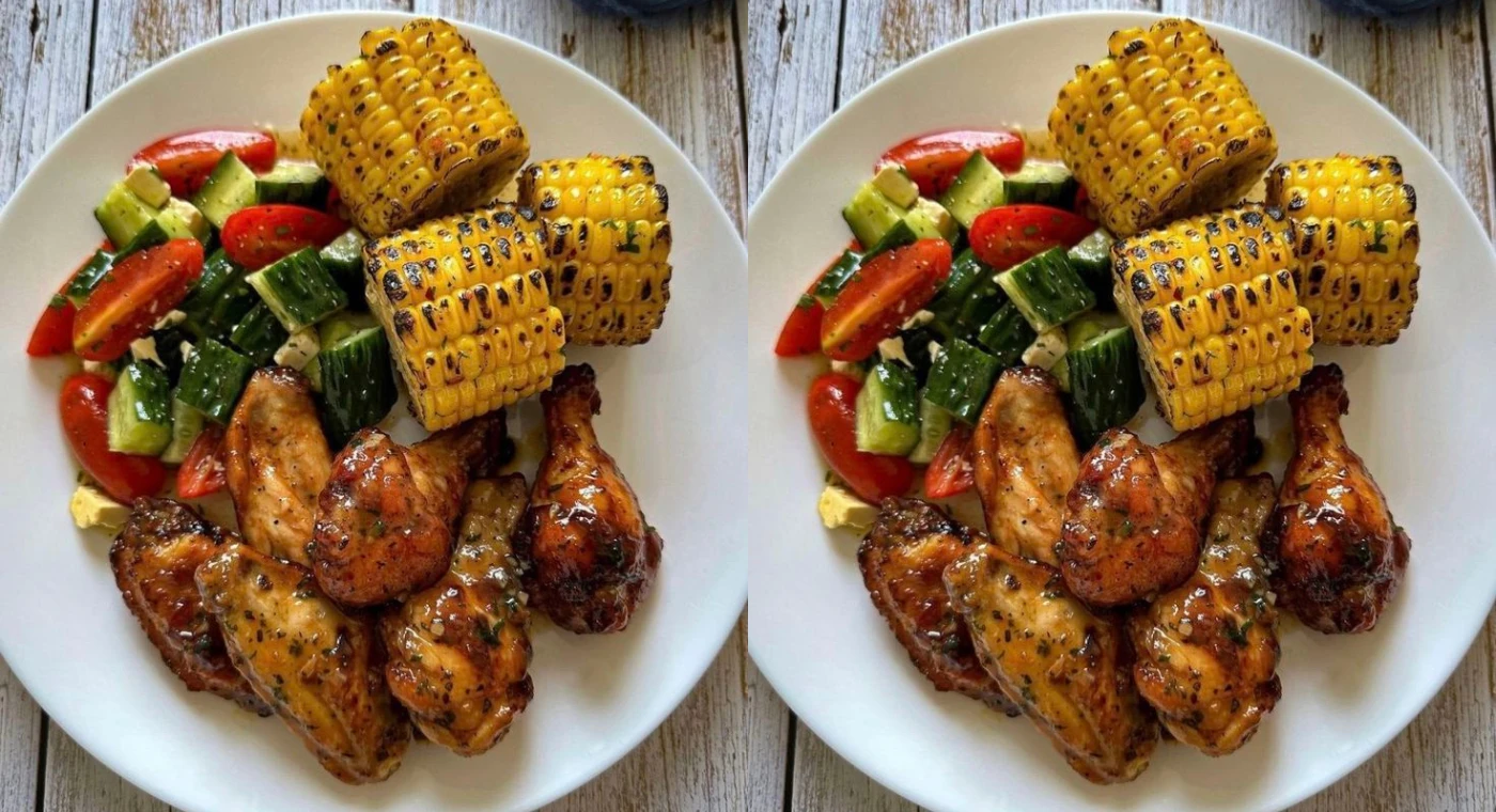 BBQ Chicken Plate with Grilled Corn – Easy Summer Dinner