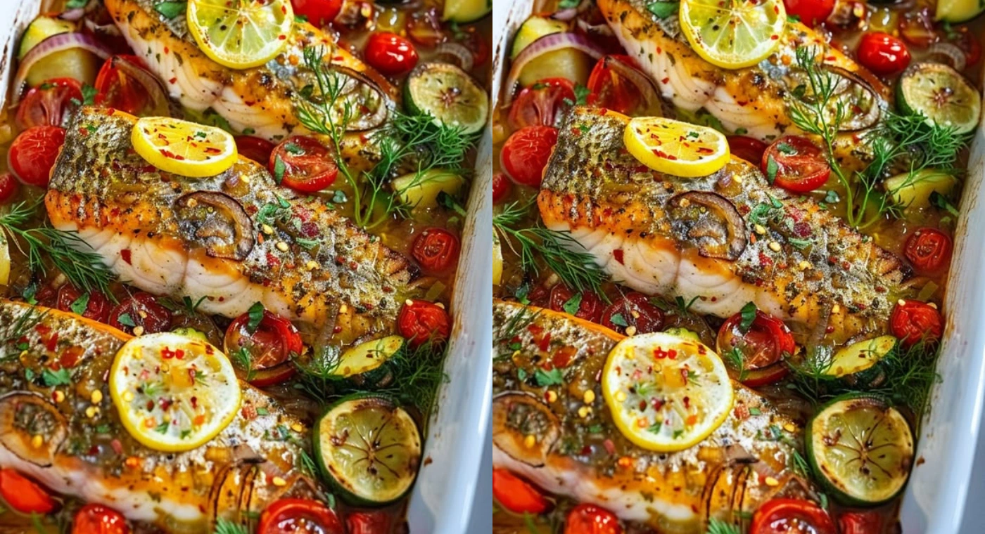Baked Lemon Herb Salmon