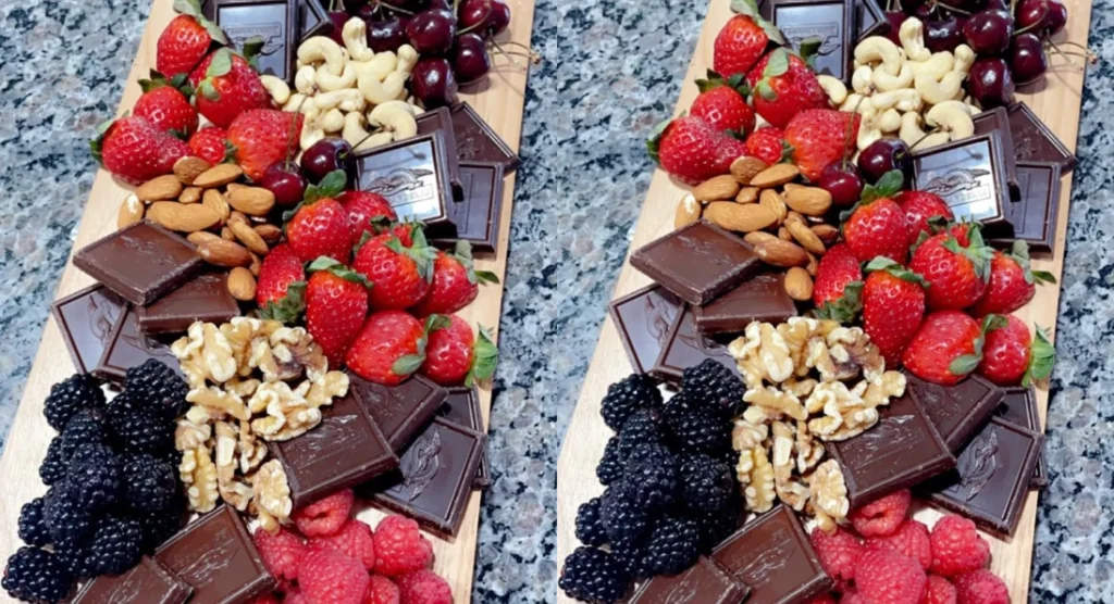 Chocolate Fruit and Nut Board: The Best Summer Dessert Platter