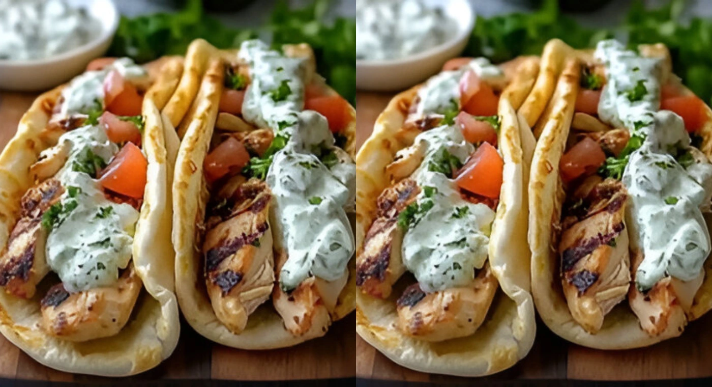Grilled Chicken Pita Wraps – Easy & Flavorful Summer Recipe