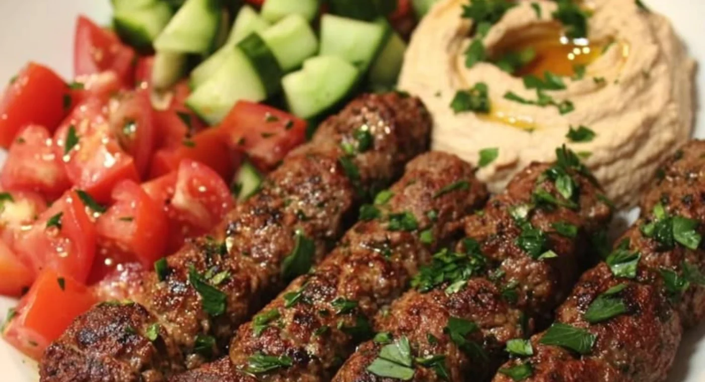 Grilled Kofta Plate – Bold Summer Flavors in One Dish