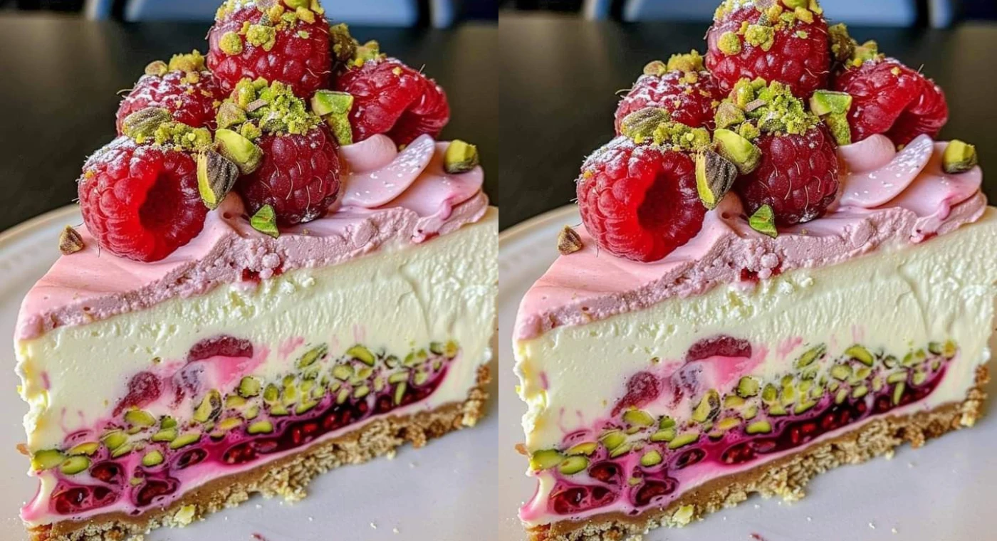 Raspberry Pistachio Cheesecake – A Stunning Summer Dessert You Must Try