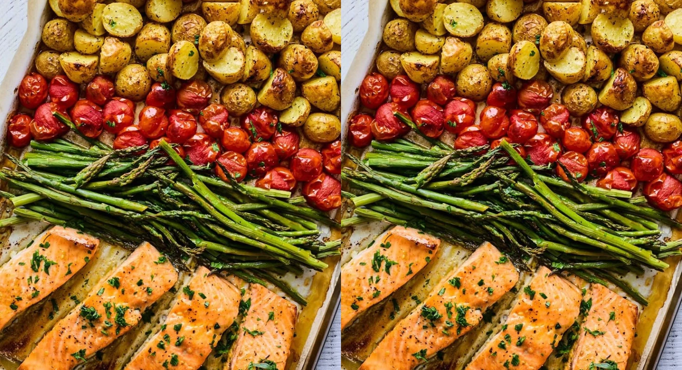 Sheet Pan Salmon Dinner – Easy & Delicious Summer Recipe