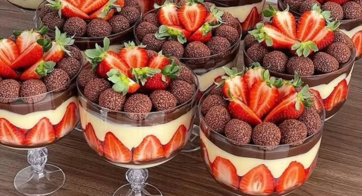 Strawberry Chocolate Trifle Dessert – Irresistible Summer Treat
