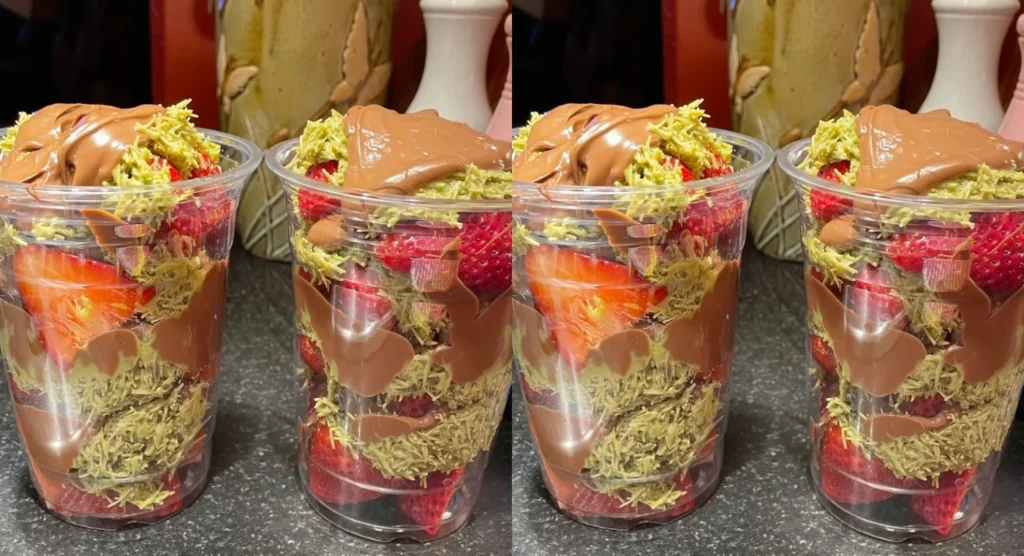 Strawberry Pistachio Chocolate Cups – A Sweet Summer Layered Treat!