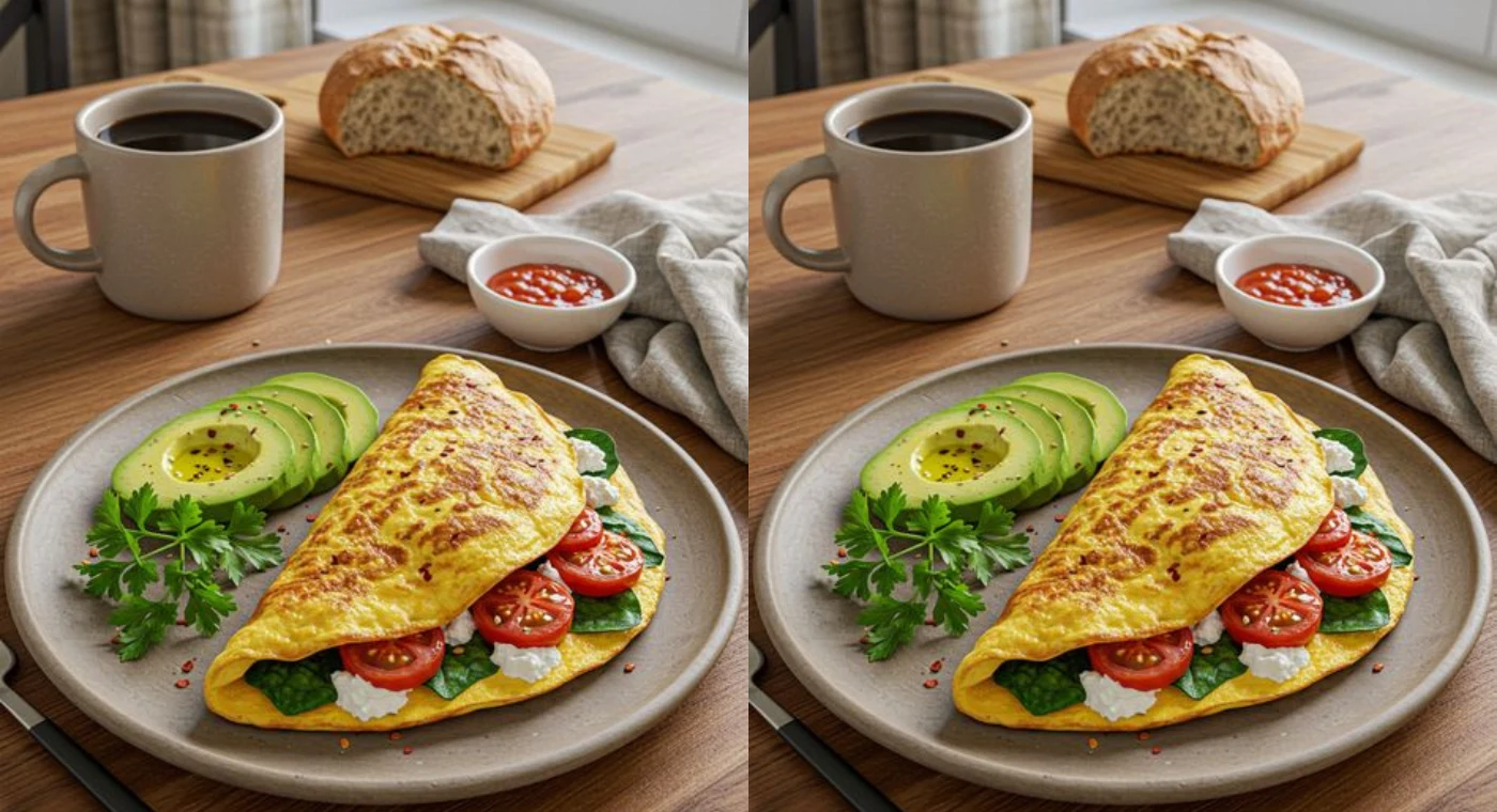 Summer Breakfast Omelet – Light, Healthy & Full of Flavor