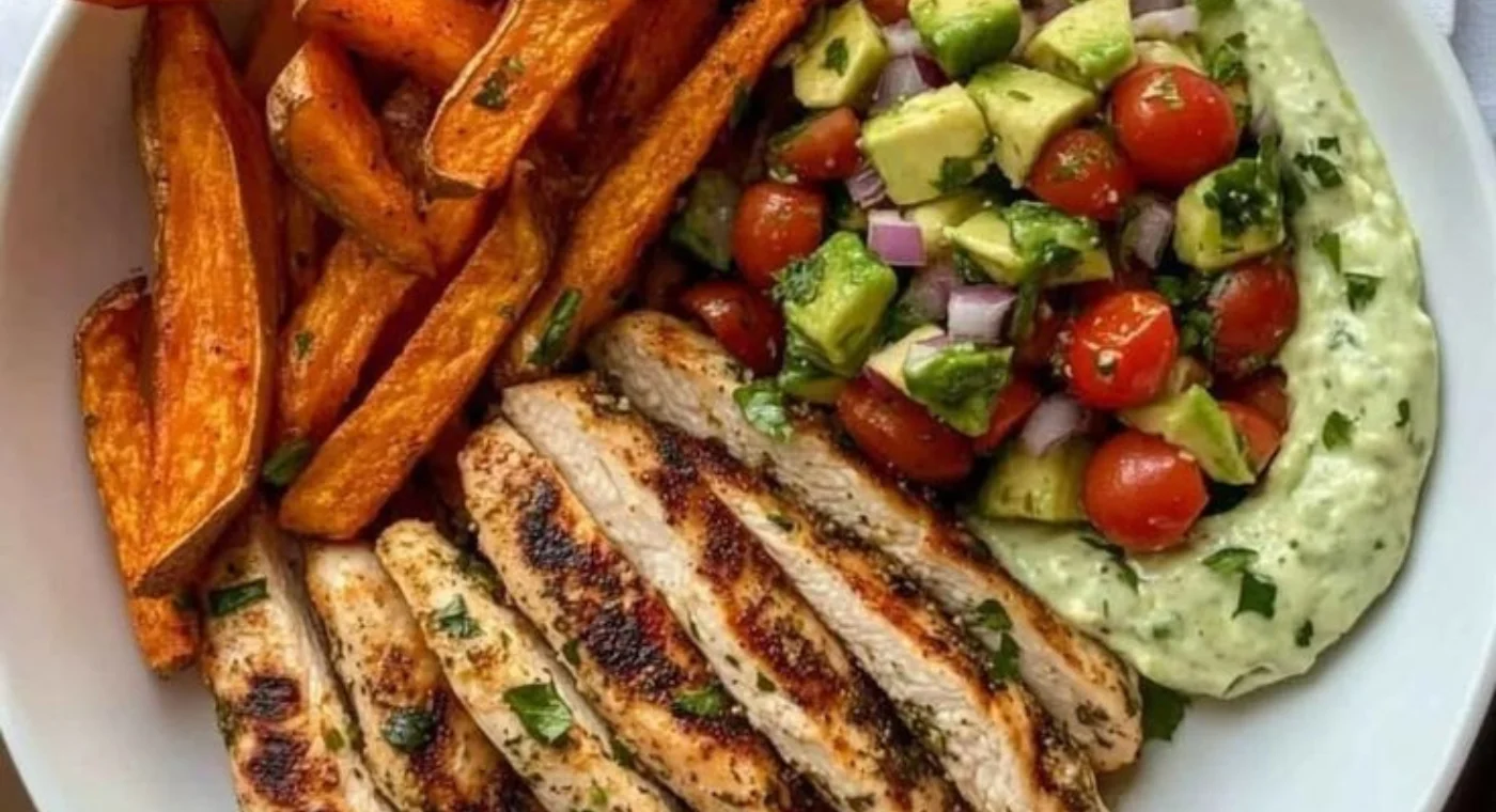 Summer Chicken Protein Bowl – Easy, Fresh & Filling