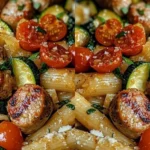 Sausage Pasta with Zucchini and Tomatoes – Flavor-Packed Summer Dinner