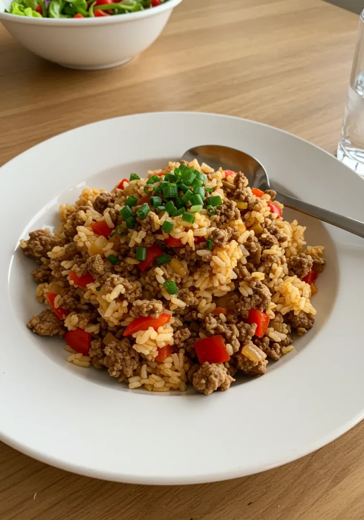 Ground Beef and Rice Recipe