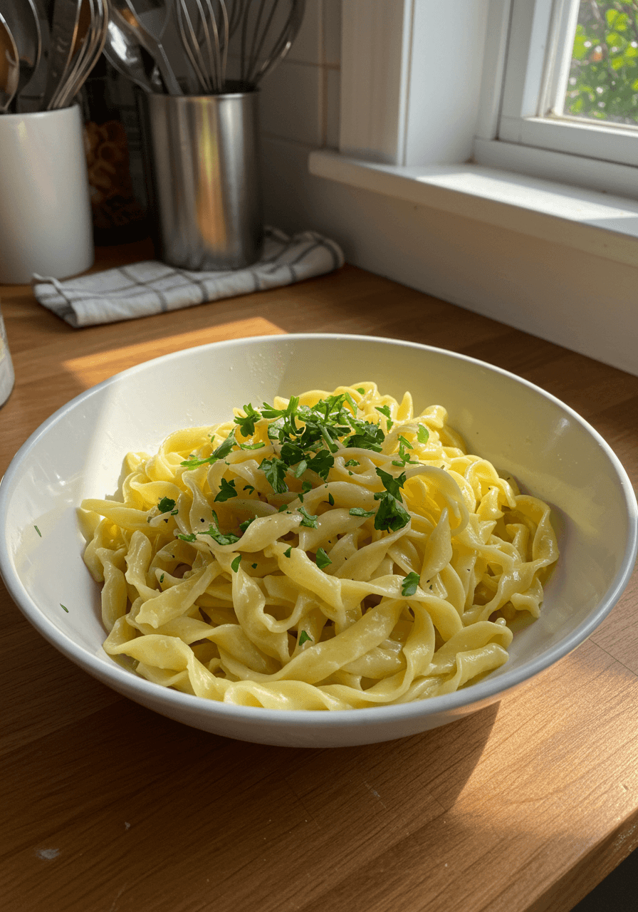 Easy Egg Noodle Recipe: Homemade Comfort in Every Bite 🍽️