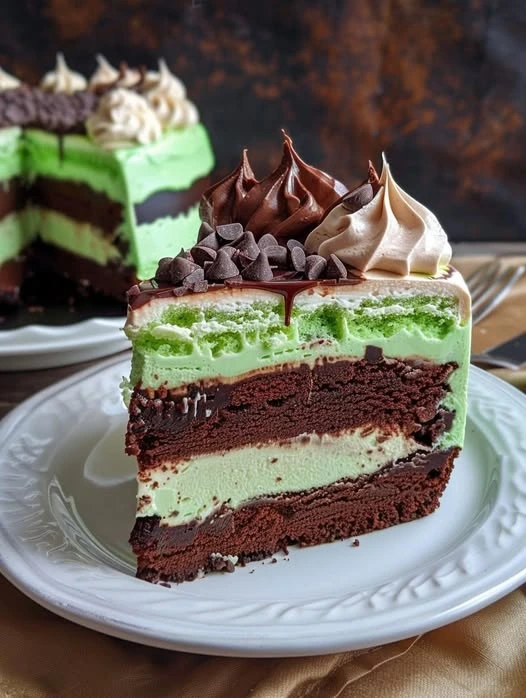 Mint Chocolate Ice Cream Cake – The Best Summer Party Dessert Ever